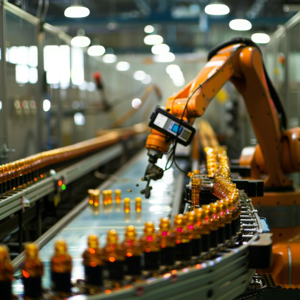 Робот на пищевом производстве