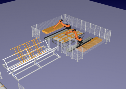 картинка Разработка проекта роботизированной сборки панелей домокомплектов. Разработка полностью роботизированного завода по производству домокомплектов. 